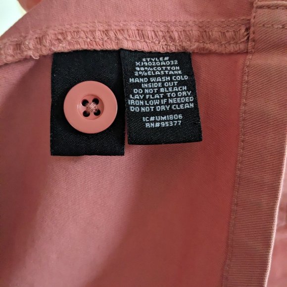 Sanctuary Chore Utility Shacket Jacket Shirt Size Medium Dusty Rose Pink - Picture 4 of 5